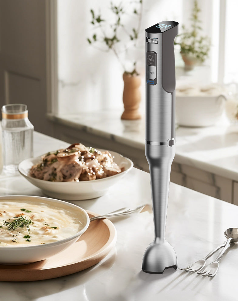 Anybear Immersion Blender, Stainless Steel, 18 inches(single stick)